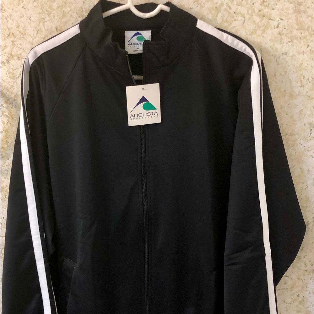 Augusta Men’s Size M Black Zip Up Jacket W/Pockets